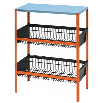 BERA® Gitterkorb-Modul 770 x H1000 mm - Oberteil, blau BERA® Gitterkorb-Modul 770 x H1000 mm - Oberteil, blau