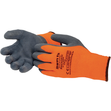 Thermo-Handschuh Resistant, orange/grau, Größe 9, 12 Paar