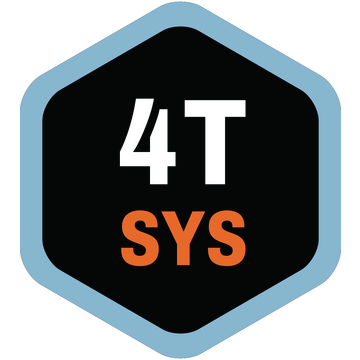 4T-System, 4T-Logo, Terrassensystem, Terrasse, hellblau