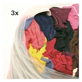 3er-Pack Textil Putztücher bunt