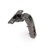 Emuca Scharnier X91 90° Soft-Close, zum Anschrauben, Titanium, Stahl