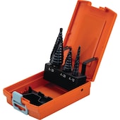 StufenbohrerSet TiALN mit Rotastop 3 tlg.