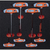 T-Schlüssel-Sortiment TX, in HS-Einlage 8tlg.