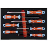 Hartschaumeinlage mit Schraubendrehern 2K LS/PH Premium mit Stahlkappe