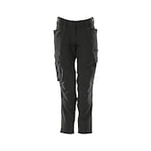 Hose  Knietasche Damen ACCELERATE Schwarz Gr. 34/76 Diamond Fit