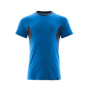 T-Shirt ACCELERATE Azurblau/Schwarzblau L