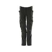 Hose  Knietasche Damen ACCELERATE Schwarz Gr. 34/76 Pearl Fit