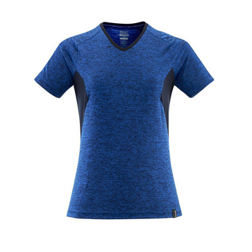 T-Shirt Damen ACCELERATE Azurblau/Schwarzblau S