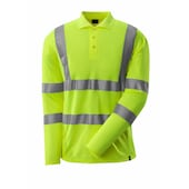 Polo-Shirt, Langarm SAFE CLASSIC W-Gelb S