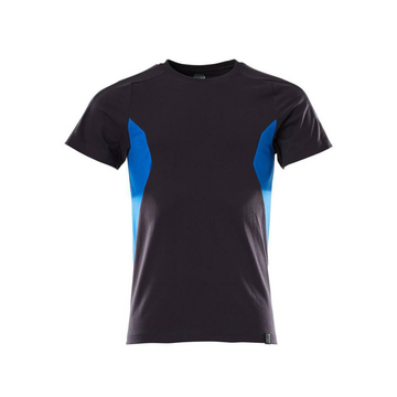 T-Shirt ACCELERATE Schwarzblau/Azurblau S