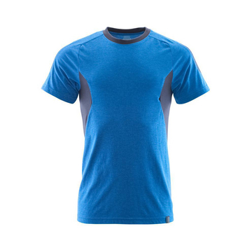 T-Shirt ACCELERATE Azurblau/Schwarzblau 3XL