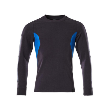 Sweatshirt ACCELERATE Schw.Blau/Azurblau S