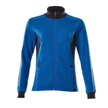 Sweat-Jacke Damen ACCELERATE Azurblau/Schwarzblau S