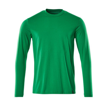 T-Shirt, Langarm CROSSOVER Grasgrün 5XL