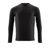 T-Shirt, Langarm CROSSOVER Vollschwarz XS