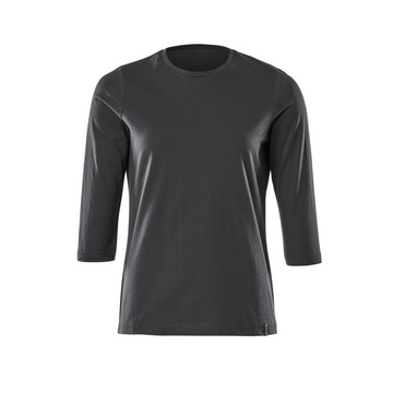 T-Shirt Damen, langarm CROSSOVER Schwarzblau XL