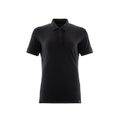 Polo-Shirt Damen CROSSOVER Vollschwarz XS