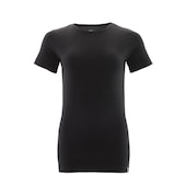 T-Shirt Damen CROSSOVER Vollschwarz XS