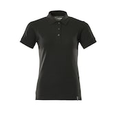 Polo-Shirt Damen CROSSOVER Vollschwarz XS