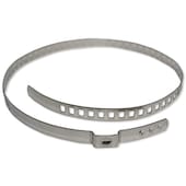 Achsmanschetten-Edelstahlband lang, 40-110 mm, Innenzahn