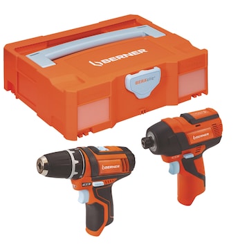 12V Drehschlagschrauber BACIS BL & Bohrschrauber BACD-1 im BC+