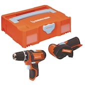 12V Akku-Winkelschleifer BACAG BL & Bohrschrauber BACD-1 im BC+