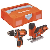 12V Akku-Stichsäge BACJS & Akku-Bohrschrauber BACD-1 im BC+