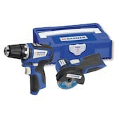 12V Akku-Winkelschleifer BACAG BL & Bohrschrauber BACD BL im BC+