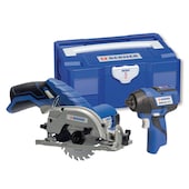 Akku-Kreissäge BACCS 12 V und Akku-Drehschlagschrauber BACIS BL 12V