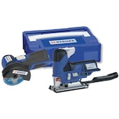 12V Akku-Stichsäge BACJS & Akku-Winkelschleifer BACAG BL im BC+