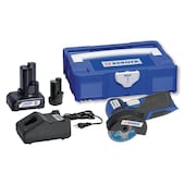 12V Akku-Starterset 2,0 & 6,0 Ah & Akku-Winkelschleifer, im Bera Clic+