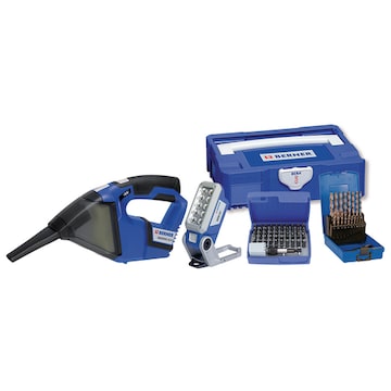 12V Akku-LED-Leuchte Bits & Bohrer & Akku-Staubsauger im BC+