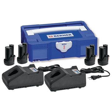 12V Zwei Akku-Startersets 2,0 Ah, im Bera Clic+