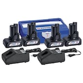 12V Zwei Akku-Startersets 6,0 Ah, im Bera Clic+