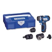 12V Zwei Akku Bohrschrauber mit Wechselköpfen, im Bera Clic+