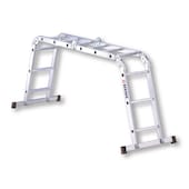 Mehrzweckleiter 4X3 (6+6) mit Plattform