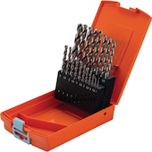 Spiralbohrer-Kassette PREMIUMline DIN 338 HSS Co5 1 - 10 mm, 19-teilig