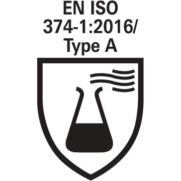 EN ISO 374-1:2016_Type A_pictogram
