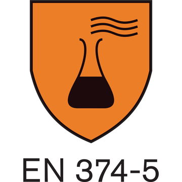 EN- 374-5 Schutz gegen gefährliche Chemikalien und Mikroorganisamen