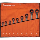 Gabel- Ringratschenset 15° 17-32mm