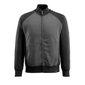 Sweat-Jacke Amberg UNIQUE Anthra./Schwarz XS