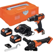 18V Set Bohrschrauber BACSD-1 18 V & Winkelschleifer BACAG-1 BL