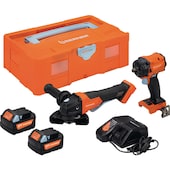 18V Set Schlagschrauber BACIW CO1 & Winkelschleifer BACAG1 BL