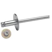Blindniete großer Flachkopf 14 mm, 5x10 Aluminium/Edelstahl A2