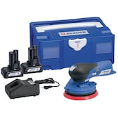 12 V Exzenterschleifer & Starterset 6,0 Ah