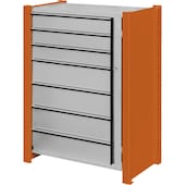 BERA Line Schubkastenregal, orange