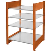 BERA Line Grundregal extra tief (600 mm), orange