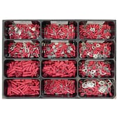 Berner Sortiment Isolierte Verbinder Rot