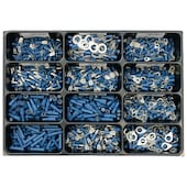 Berner Sortiment Isolierte Verbinder Blau
