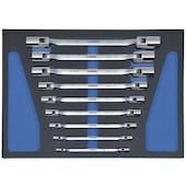 Hartschaumeinlage mit Doppel-Gelenk-Steckschlüsselsatz